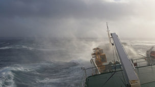 Foto Slecht Weer Op Zee